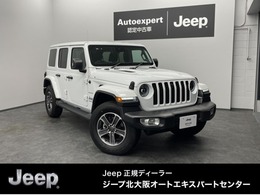 ジープ ラングラー アンリミテッド サハラ 4WD 弊社元デモカー　レザーシート新車保証付