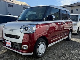 ダイハツ ムーヴキャンバス 660 ストライプス G 届出済未使用車　リアカメラ　両側パワスラ