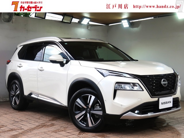 純正ナビフルセグTV　黒合皮　サンルーフ　ルーフレール　プロパイロット　コーナーセンサー　前席パワーシート　LED　シートヒーター　全方位カメラ　デジタルインナーミラー　前後ドラレコ　LKA　BSM