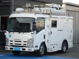 いすゞ エルフ 元放送中継車登録 ディーゼル発電機 左サイドドア
