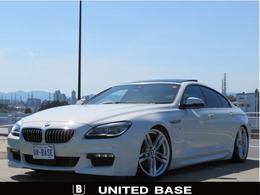 BMW 6シリーズグランクーペ 640i Mスポーツ 液晶メーターSR 白革 HUD ACC 新品車高調