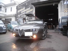アルファ　ロメオ アルファブレラ スカイウインドーJTS オレカステンレスマフラー 19インチAW