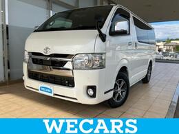 トヨタ ハイエースバン 2.0 スーパーGL ダークプライムII ロングボディ 社外 SDナビ/デジタルインナーミラー/衝突