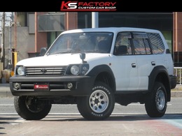 トヨタ ランドクルーザープラド 3.0 TX ディーゼルターボ 4WD 5速MT　丸目フェイス　社外AW