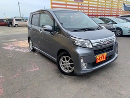 ダイハツ ムーヴ カスタムRS　SA 1年保証付　バックカメラ　横滑り防止
