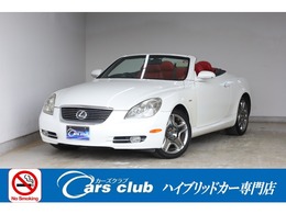 レクサス SC 430 赤本革シート　電動オープン　マークレビン