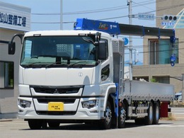 三菱ふそう スーパーグレート 12.8t 4軸低床 4段ラジコンフックイン 内寸-長874x幅240x高50