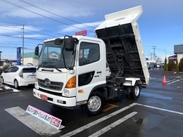 日野自動車 レンジャー 三転4tダンプ　5100Dターボ　FC9JCAP 油圧サイドゲート　PTO　フォグランプ