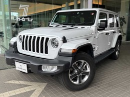 ジープ ラングラー アンリミテッド サハラ 2.0L 4WD 1オーナー前後ドラレコ黒革シート純正ナビ