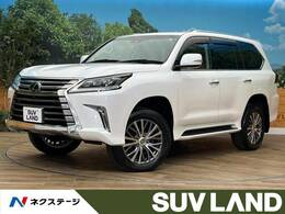 レクサス LX 570 4WD 後席モニター サンルーフ 本革シート ETC