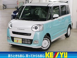 ダイハツ ムーヴキャンバス 660 ストライプス Gターボ パノラマモニター　新品ナビ
