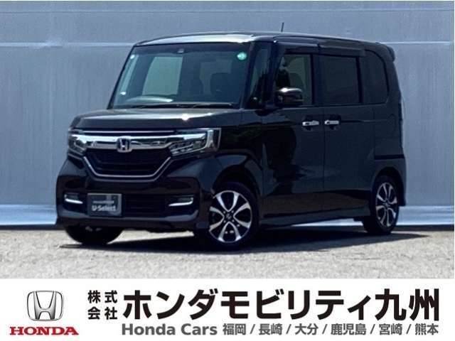 N-BOX カスタムG・Lホンダセンシングです。ホンダセンシングを標準装備したこの車両は、パワースライドドアや、フォグライト、LEDヘッドライト等、充実装備です。
