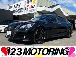 トヨタ クラウンアスリート ハイブリッド 2.5 S WORK20インチアルミホイール　純正ナビ・フ