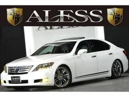 レクサス LSハイブリッド 600h Iパッケージ 4WD 中期モデル　アイボリーレザーシート　ホワ