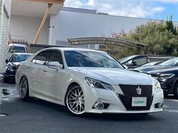 トヨタ クラウンアスリート 2.5 S 純正ナビTV サンルーフ 黒革シートフルセグ