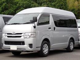 トヨタ ハイエースバン 2.0 DX ロング ハイルーフ リヤクーラー 荷室板張り 純正ナビ 3人乗り