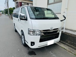 トヨタ ハイエースバン 2.8 スーパーGL ダークプライム S ロングボディ ディーゼルターボ 4WD 登録済み未使用車　4WD　特別仕様車