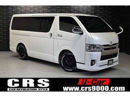 トヨタ ハイエースバン 2.8 スーパーGL ダークプライムII ロングボディ ディーゼルターボ ・ホワイトパールクリスタルシャイン・トヨ