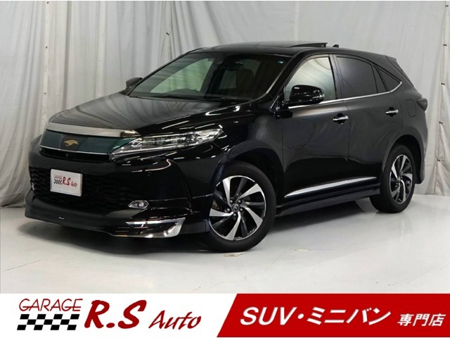 トヨタの人気SUV、ハリアー、入荷しました☆彡後期・JBLナビ・トヨタの安全装備・流星ウィンカーなど人気装備満載です。荷室も大容量！荷物が多い方や、アウトドアをする方におすすめの1台となっています！！