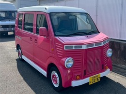 マツダ スクラム 8ナンバー加工車キッチンカー フレンチバス仕様　レトロバス　両側スライ