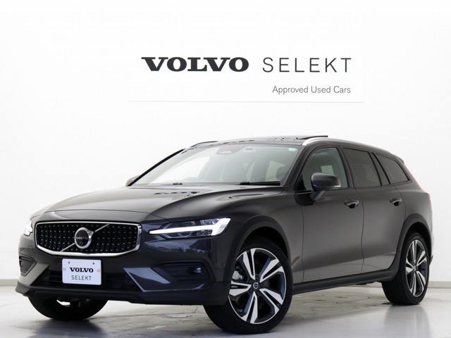 2024年モデル『V60CC Ultimate B5 AWD』電動パノラマサンルーフ B＆Wプレミアムサウンド Google搭載 前後純正ドラレコ 48V プラチナグレーメタリック クリスタルシフトノブ 19インチAW 【グループ 総在庫300台！】