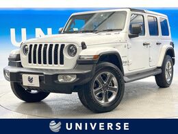 ジープ ラングラー アンリミテッド サハラ 2.0L 4WD 黒革　アダプティブクルーズコントロール