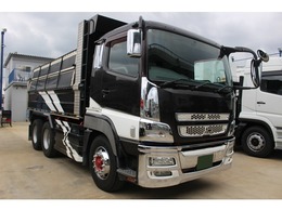 三菱ふそう スーパーグレート 大型ダンプ　積載8600kg　5300×2200ボディ フロントメッキ　社外テール　ETC
