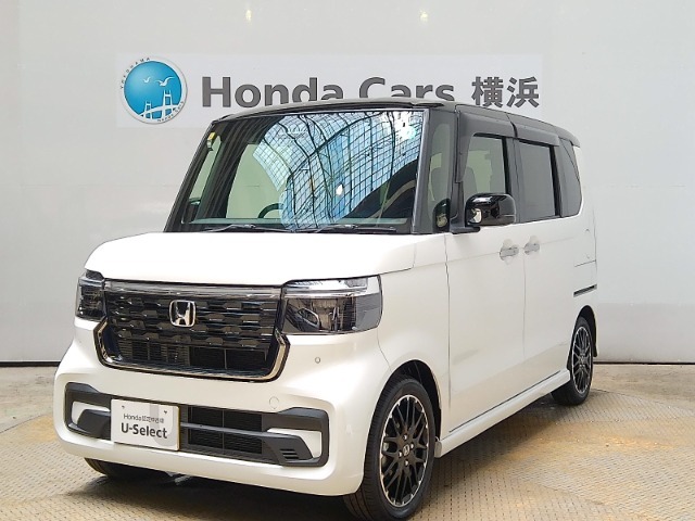 Honda　SENSING（先進の安全運転支援システム）搭載のN-BOXカスタムターボが入庫しました。お気軽にお問合せください！
