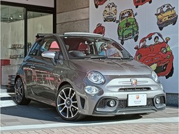 アバルト 595C ツーリズモ 電動オープン　赤レザーシート