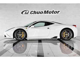フェラーリ 458スペチアーレ F1 DCT ディーラー車　Bianco Avus