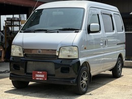 スズキ エブリイワゴン 660 ジョイポップターボ ハイルーフ 4WD マニュアル　エアコン　パワステ