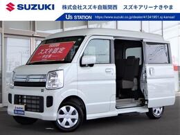 スズキ エブリイワゴン 660 ウィズ 車いす移動車 左右分割式リアシート付 ハイビーム＆オートライト　プッシュスター