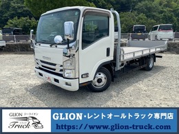 いすゞ エルフ 1.95t積・バイク運搬車・ワイドロング ・フルフラットロー