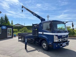 いすゞ フォワード カスタム　3段クレーン　リアアウトリガー 5mボディ 後輪エアサス　260馬力 リターダ