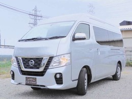 日産 NV350キャラバンワゴン 2.5 GX スーパーロングボディ ハイルーフ 低床 電動スライドD/アラウンドビューモニタ全周