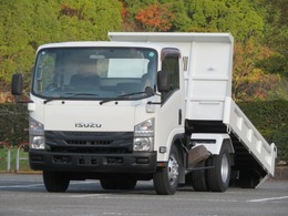 いすゞ エルフ 3.75t ワイド ローダーダンプ 内寸-長331x幅200x高34