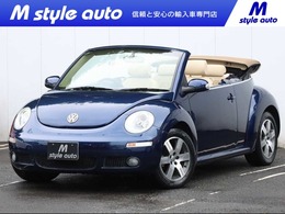 フォルクスワーゲン ニュービートルカブリオレ LZ 後期 走行4.1万 禁煙 1オーナ ベージュ本革