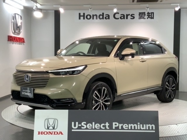 全国納車可 第三者機関証明書付 H SENSING 最長5年保証 純正ナビ TV Rカメラ ドラレコ ETC LEDライト VSA シ-トヒ-タ- クルコン アルミ フォグ スマ-トキ-装備のヴェゼルe:HEVZ入庫！