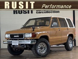 いすゞ ビッグホーン 3.1 ハンドリングバイロータス ロング ディーゼルターボ 4WD キャメル＆ホワイトツートン全塗装