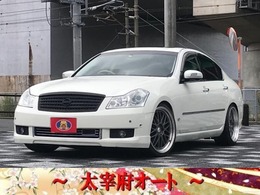 日産 フーガ 3.5 350XV VIP 純正ナビ　ハーフレザーシート　Aftermarketアルミ
