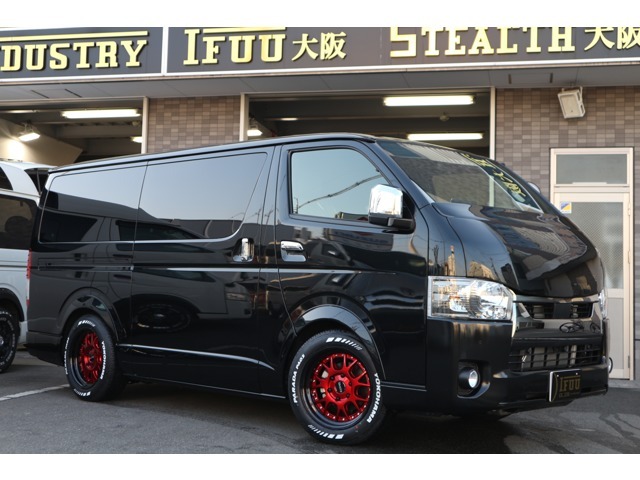 トヨタ ハイエースバン 2 0 スーパーgl ダークプライムii ロングボディ 22年 キロ 大阪府 Ifuu大阪stealth大阪 車中泊 アウトドア専門店 中古車情報検索ならcarview