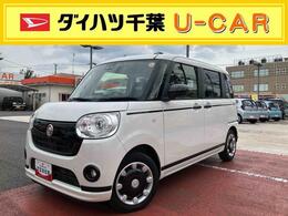 ダイハツ ムーヴキャンバス 660 G ブラックアクセントVS SAIII 純正7インチメモリーナビ　前後ドラレコ