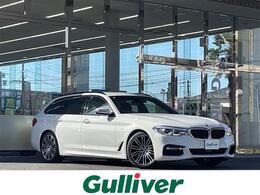 BMW 5シリーズツーリング 523d ディーゼルターボ Mスポーツ　黒革シート　全方位モニター