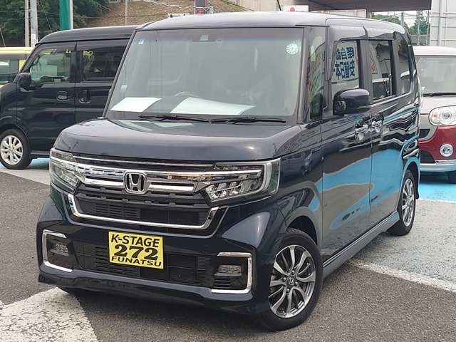【走行14035km】NBOXカスタム　L入庫致しました！純正8型プレミアムインターナビ搭載！！