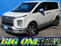 三菱 デリカD：5 2.2 P ディーゼルターボ 4WD 10.1型ナビ　CD/DVD再生　BTオーディオ　地