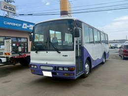三菱ふそう エアロミディ 61人乗バス バックモニター・エアコン・クーラー