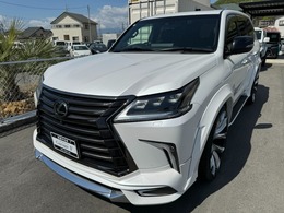 レクサス LX 570 ブラック シークエンス 4WD WALDエアロ　WALD24インチ