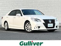 トヨタ クラウンアスリート ハイブリッド 2.5 G 黒革レザーシート コーナーセンサ ETC