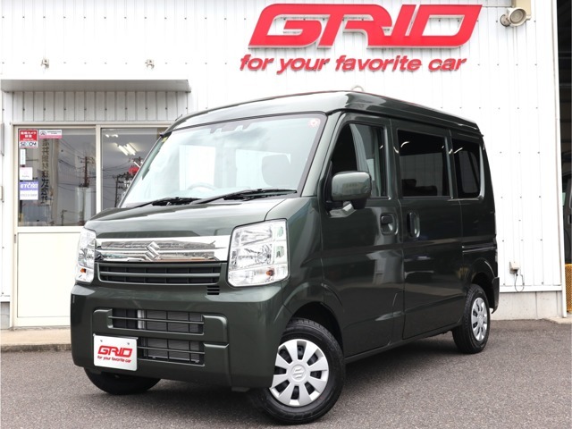 広い荷室と低燃費☆仕事やレジャーにも役立つエブリイバン JOIN 4WD入庫です☆【自社認証工場完備】購入後のメンテナンスもお任せください♪　お問合せは【025-290-7779　GRID】までお気軽に。