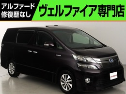 トヨタ ヴェルファイアハイブリッド 2.4 ZR Gエディション 4WD 禁煙 黒本革 サンル-フ プレミアムサウンド